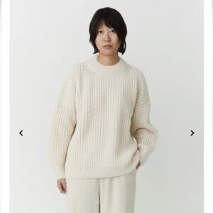 Lauren Manoogian Fisherman Pullover Raw White